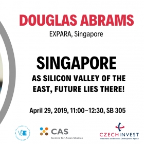 29. 4. 2019: Lecture „Singapore as a Silicon Valley of the East“