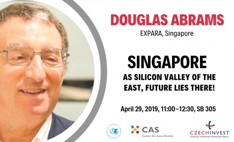29. 4. 2019: Přednáška „Singapore as a Silicon Valley of the East“